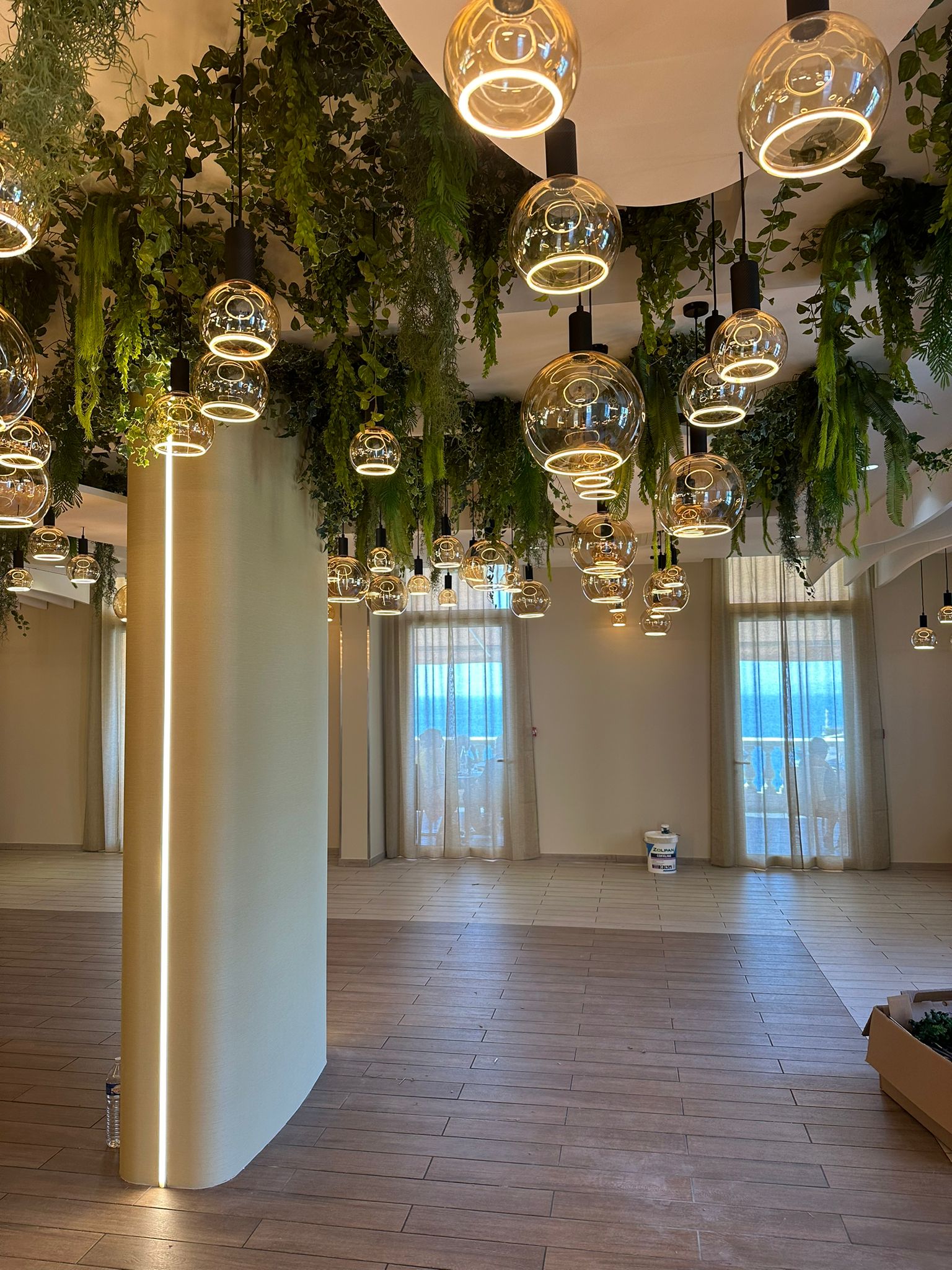 Plafonds végétaux artificiels